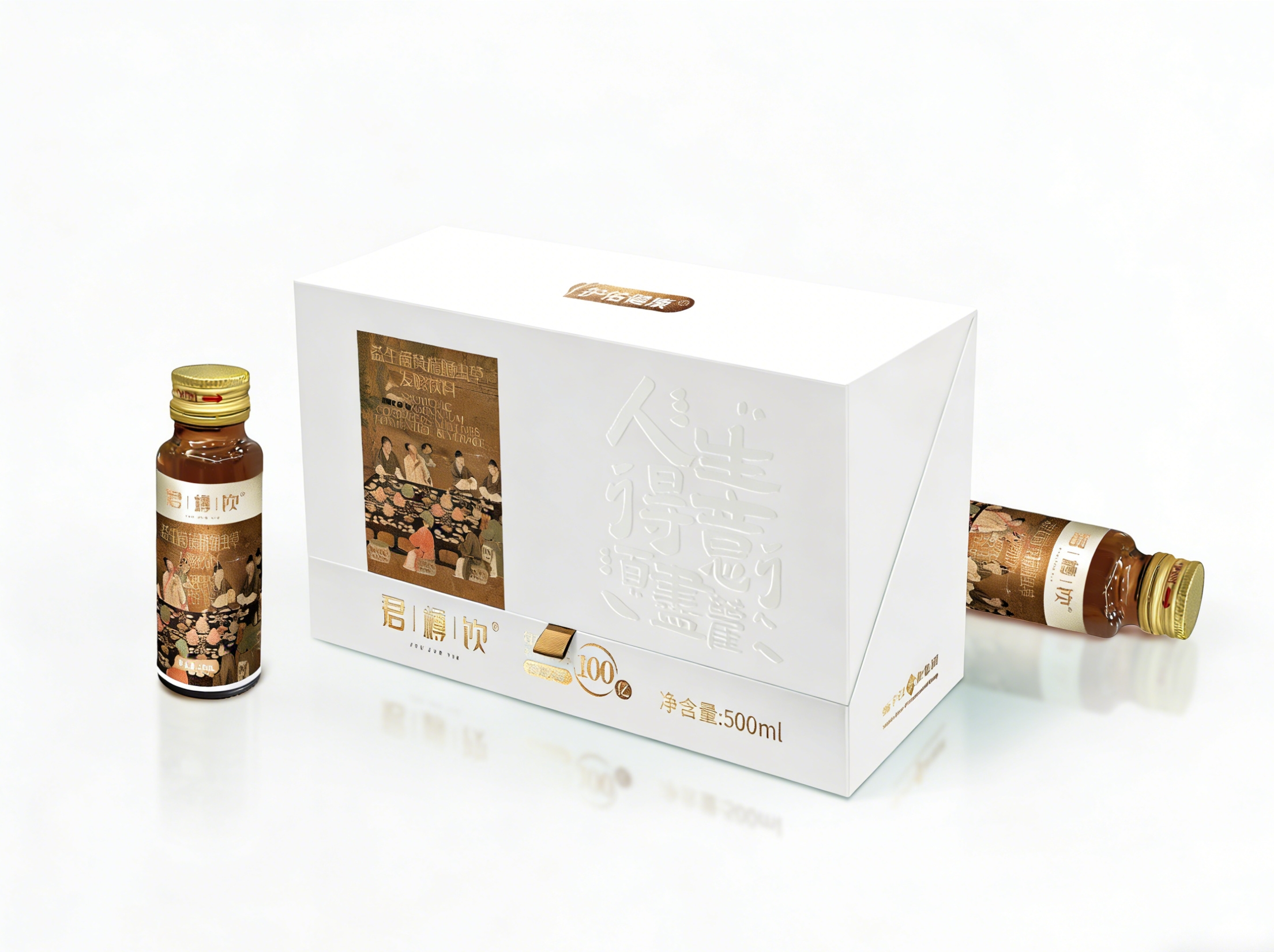 君樽飲<sup>?</sup>益生菌黃精蛹蟲(chóng)草發(fā)酵飲料